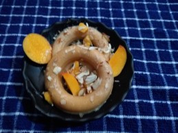 fresh Apricot Icecream Rings